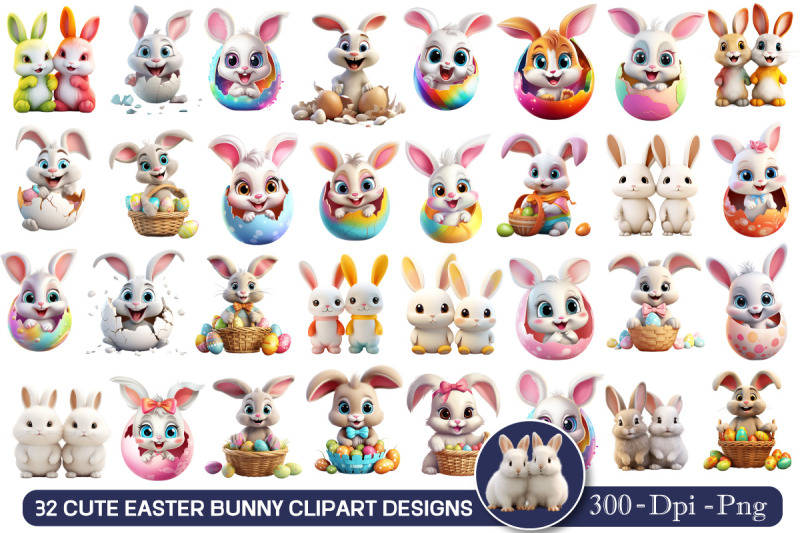 cute-easter-bunny-clipart-bundle