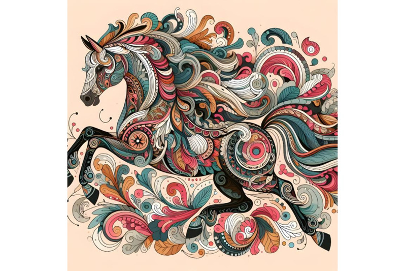 decorated-horse