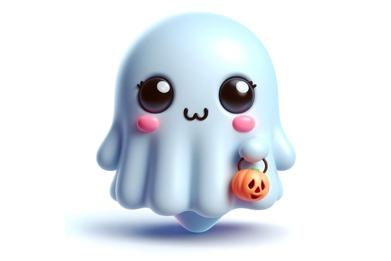 3d-cute-adorable-ghost