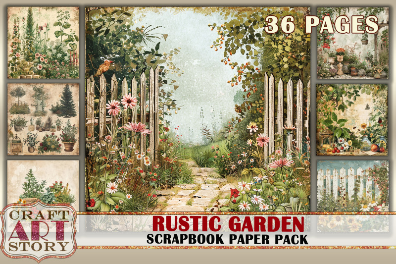 vintage-rustic-garden-journal-scrapbook-paper-pack-8x8