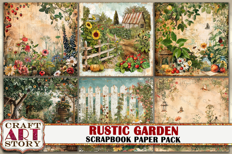 vintage-rustic-garden-journal-scrapbook-paper-pack-8x8