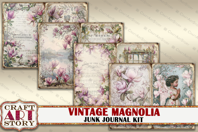 vintage-magnolia-junk-journal-kit-scrapbook-papers