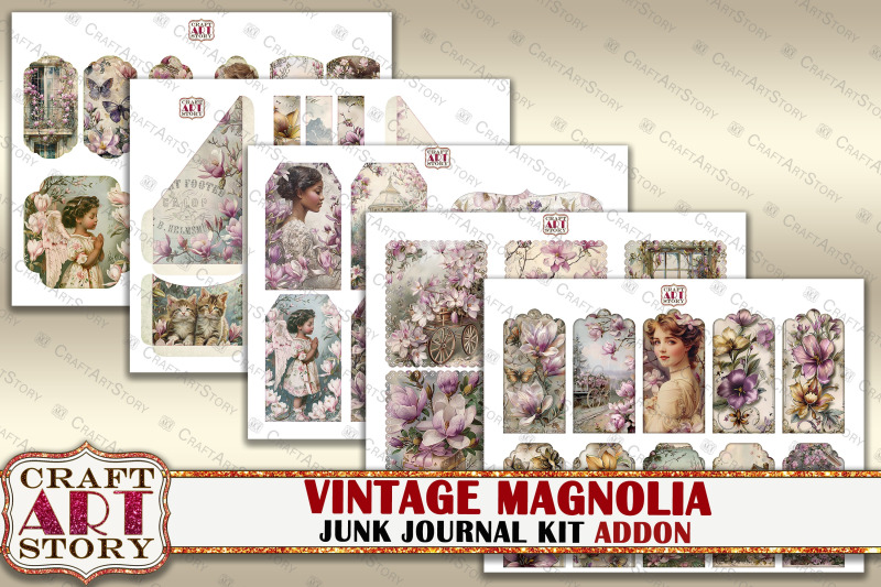 vintage-magnolia-junk-journal-kit-addon-scrapbook