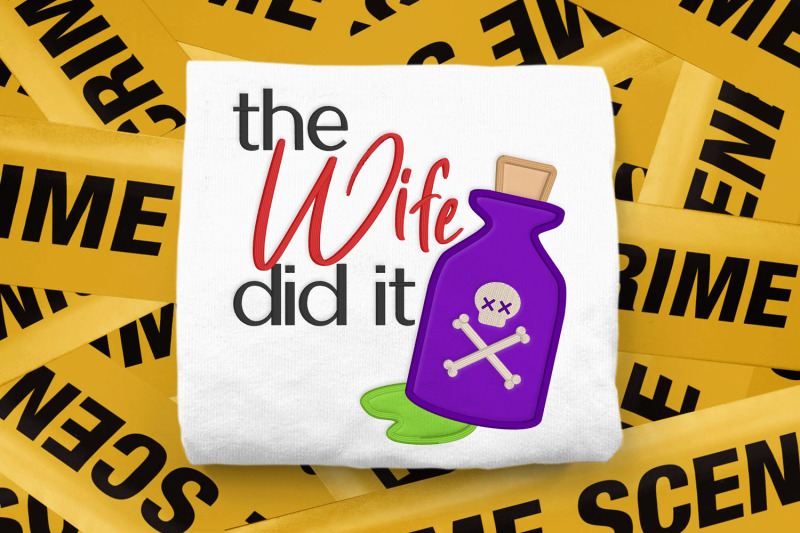 the-wife-did-it-with-poison-applique-embroidery