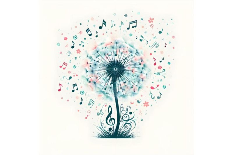 flower-with-flying-musical-notes