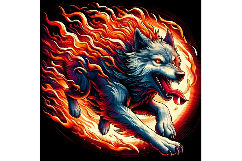 running-wolf-with-abstract-fire-background