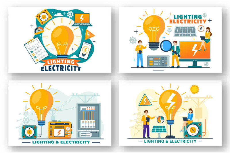 10-lighting-and-electricity-energy-illustration