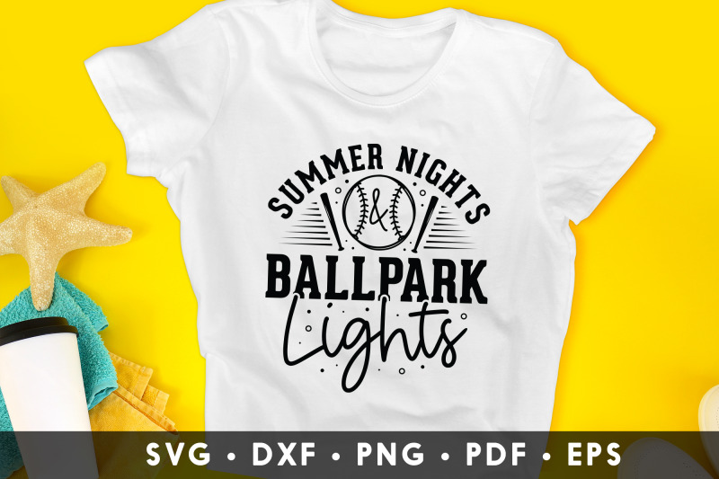 summer-nights-amp-ballpark-lights-svg