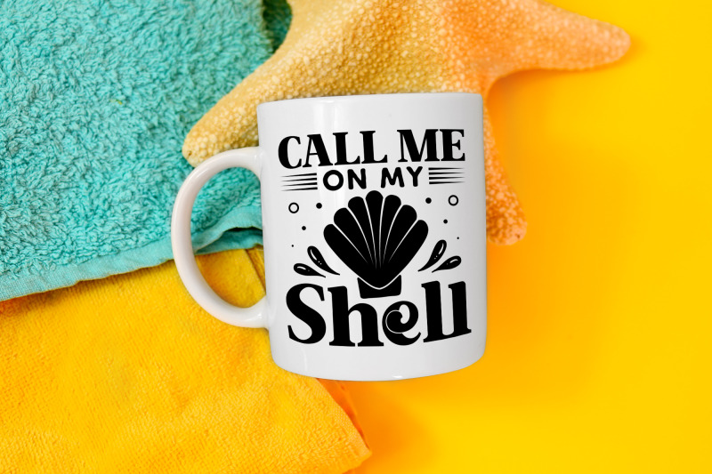 call-me-on-my-shell-summer-svg