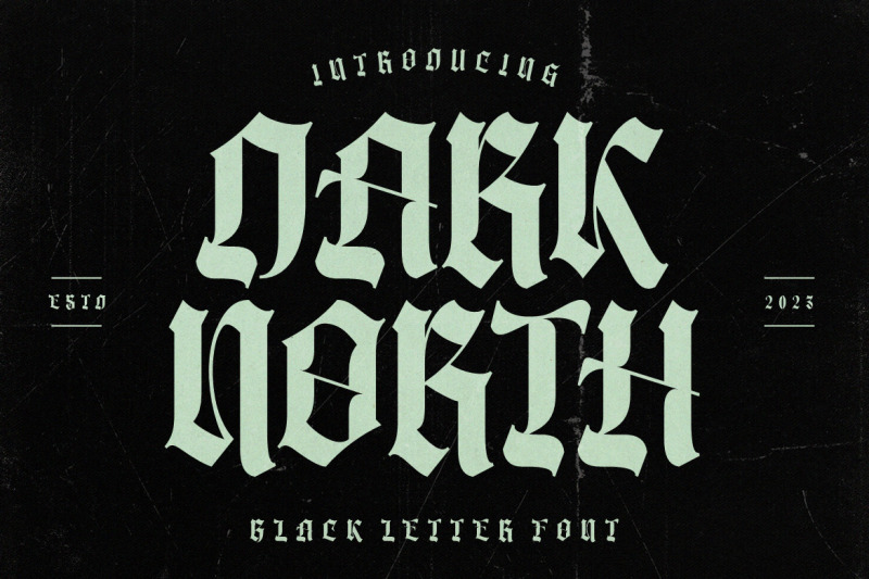 dark-north-blackletter-font