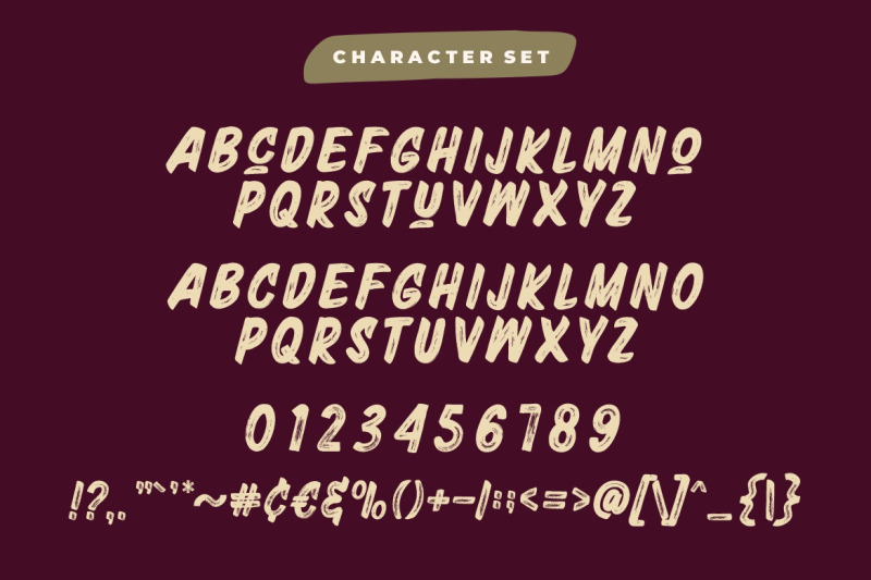 acorn-brush-font
