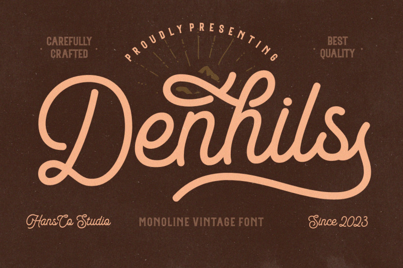 denhils-monoline-font