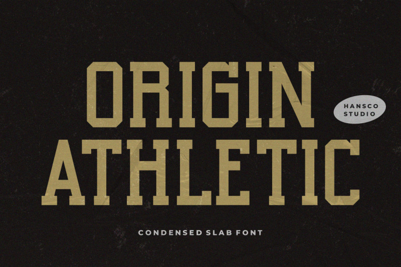 origin-athletic-sports-font