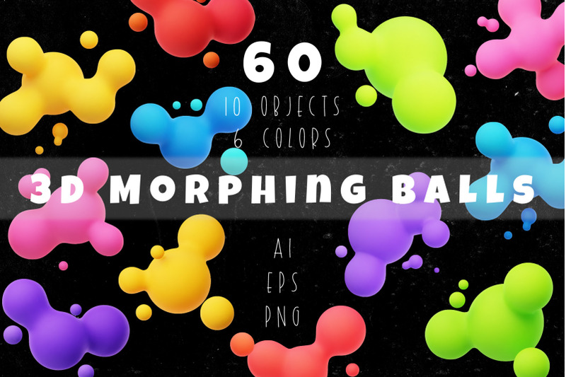 multicolored-morphing-balls