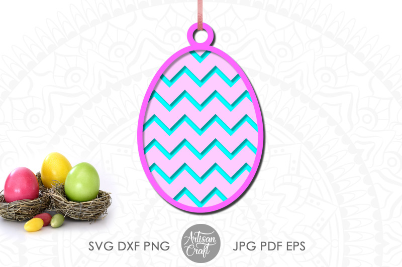 easter-egg-ornament-with-three-layers-showing-chevron-pattern