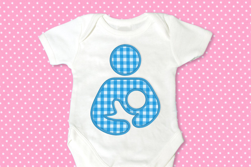 breastfeeding-icon-applique-embroidery