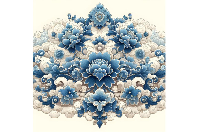 beautiful-chinese-blue-flower-artwork