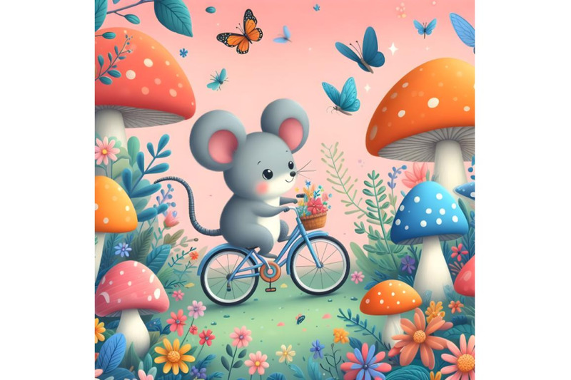 mouse-ride-a-cycle