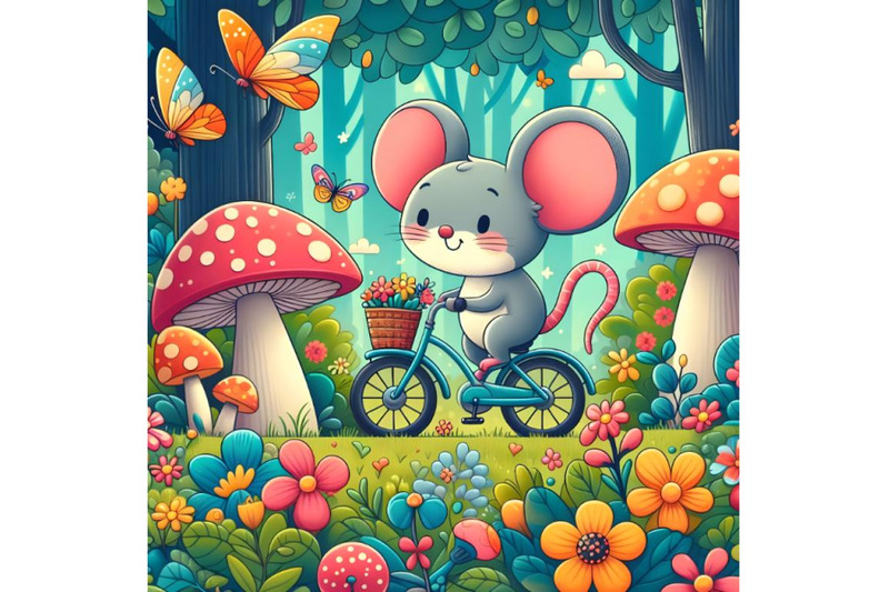 mouse-ride-a-cycle