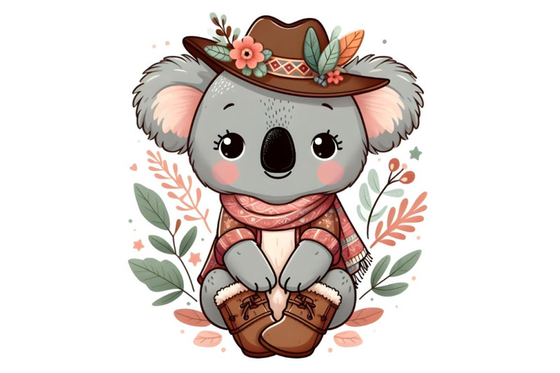 cute-koala-bear-in-boots