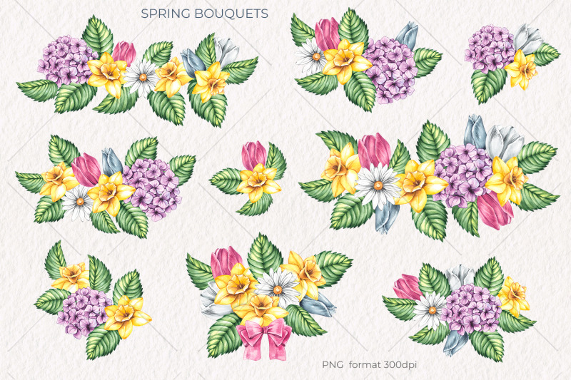 watercolor-spring-bouquets-png