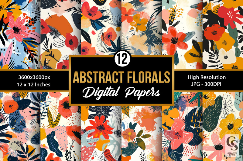 abstract-floral-collage-digital-papers