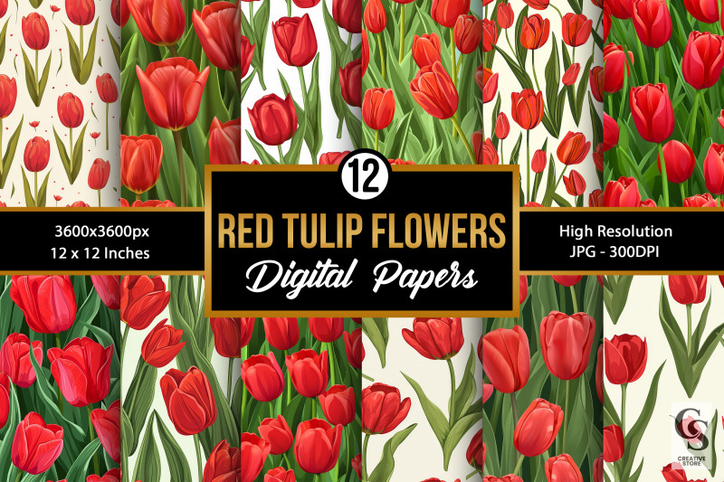 red-tulip-flowers-garden-seamless-patterns
