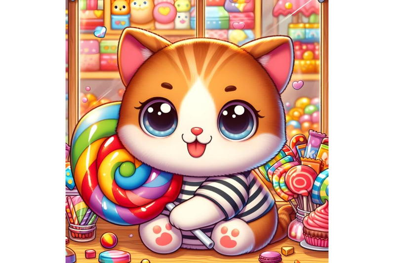 baby-cat-holding-a-candy