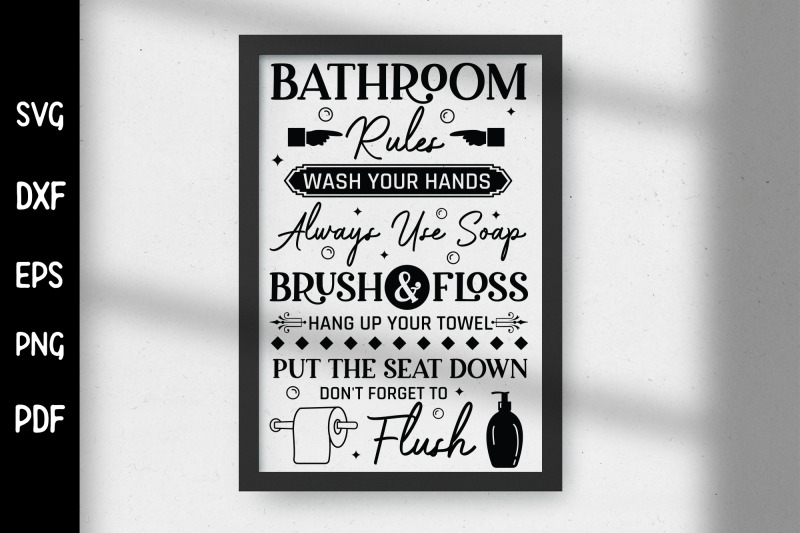 funny-bathroom-rules-sign-svg-design