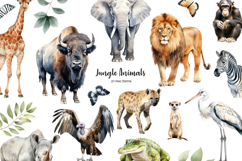 watercolor-safari-animals-clipart-21-jungle-animals-clip-art-safari