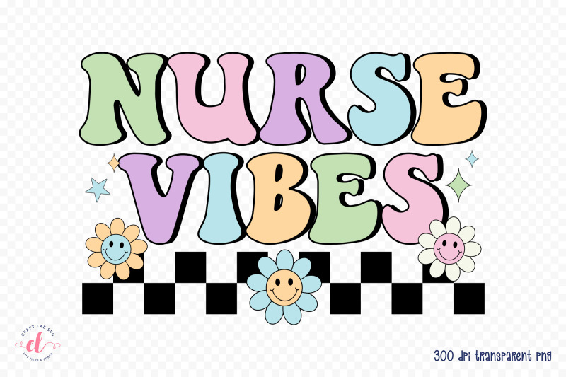 retro-nurse-vibes-sublimation