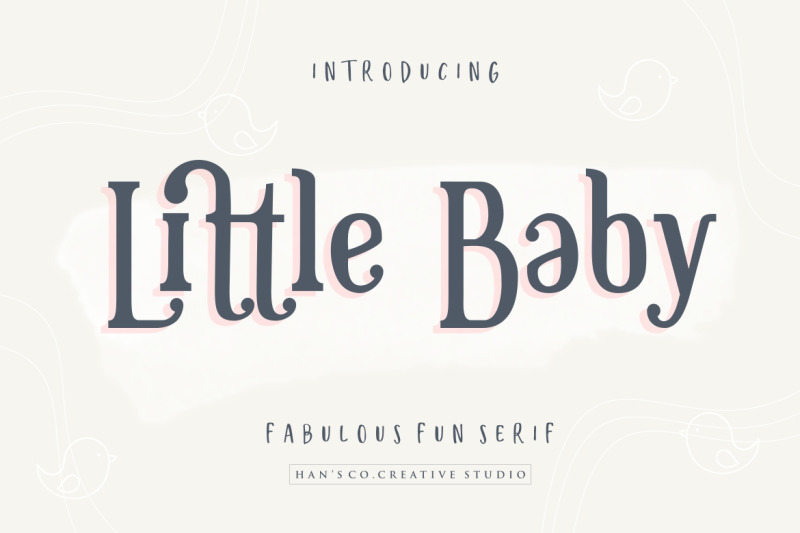 little-baby-cute-font
