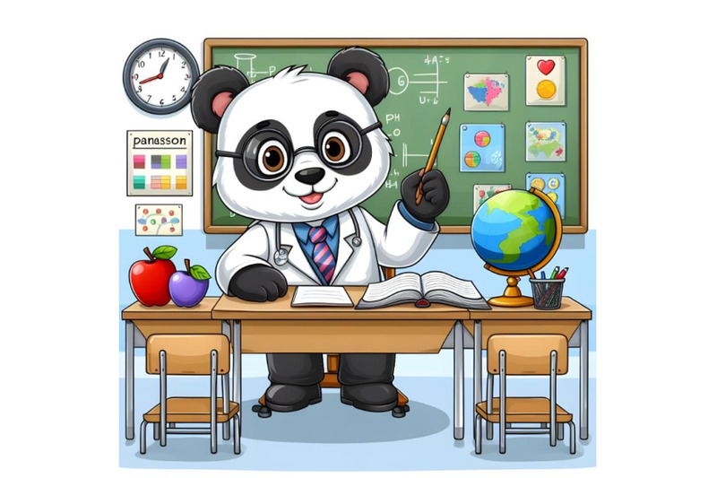 professor-panda-sitting-in-the-classroom