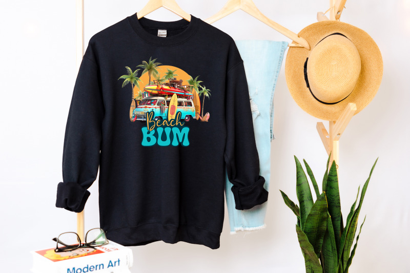 beach-bum-summer-sublimation-design