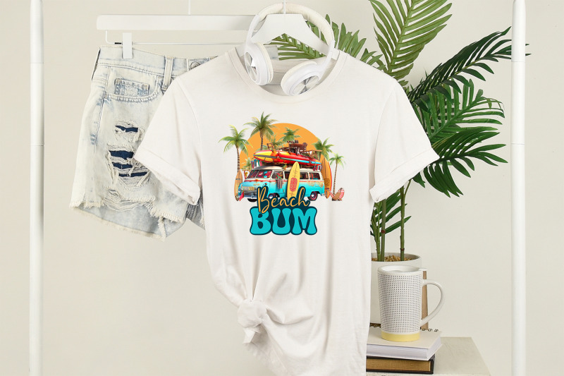 beach-bum-summer-sublimation-design