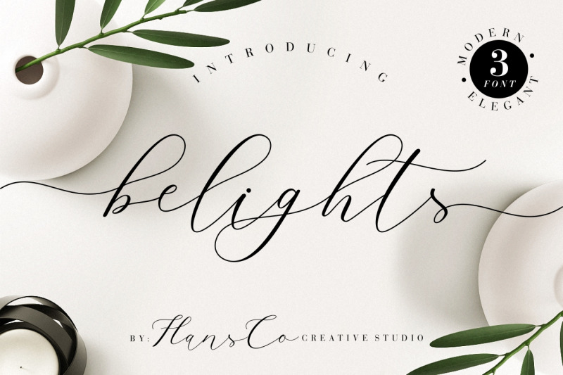 belights-modern-handwriting-font