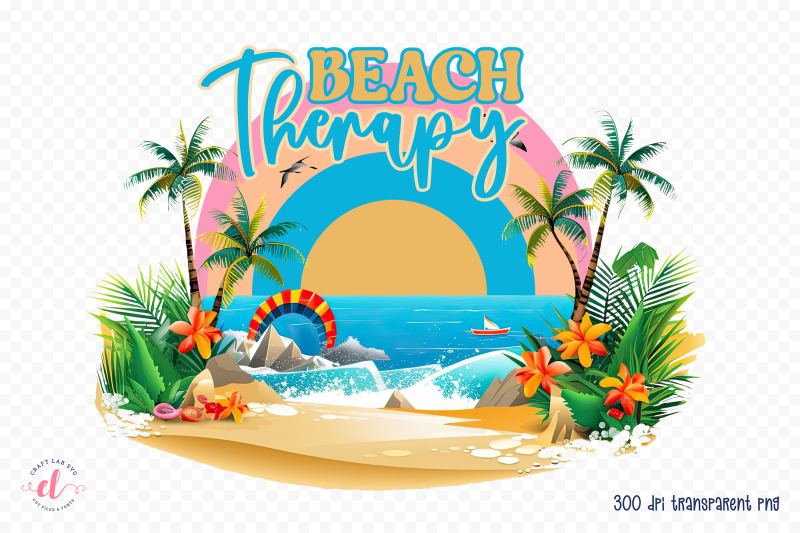 beach-therapy-summer-png-sublimation