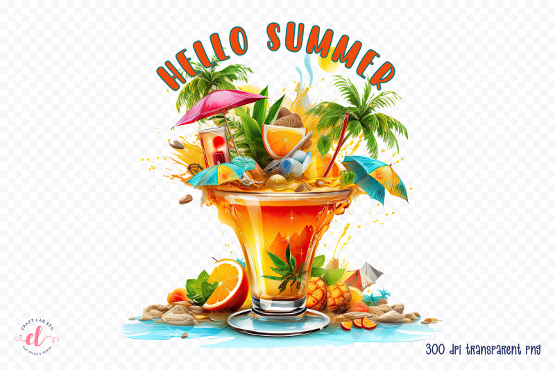 hello-summer-beach-sublimation-design