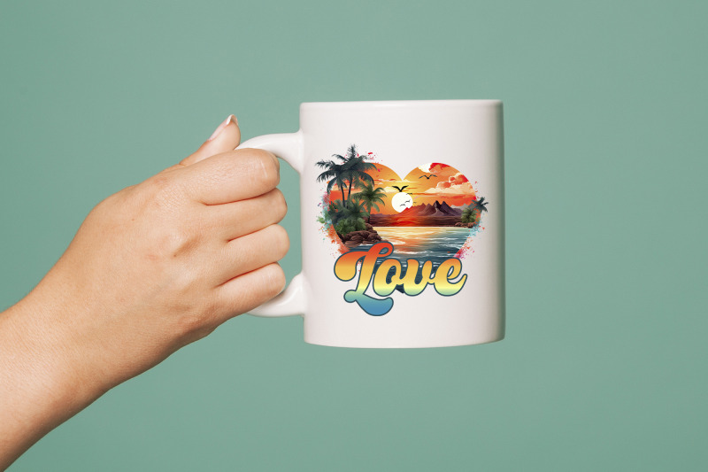 summer-and-beach-sublimation-love