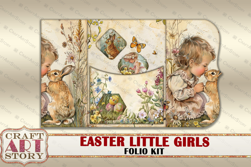 easter-little-girls-folio-kit-spring-card-and-cards-set