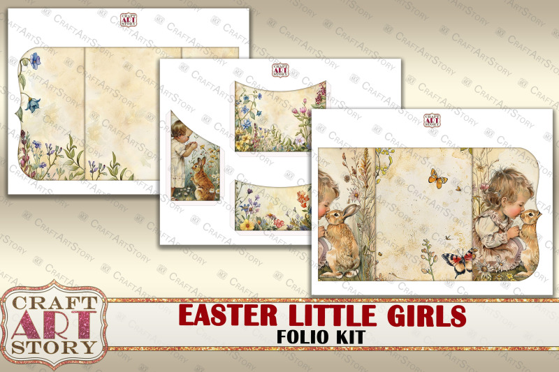 easter-little-girls-folio-kit-spring-card-and-cards-set