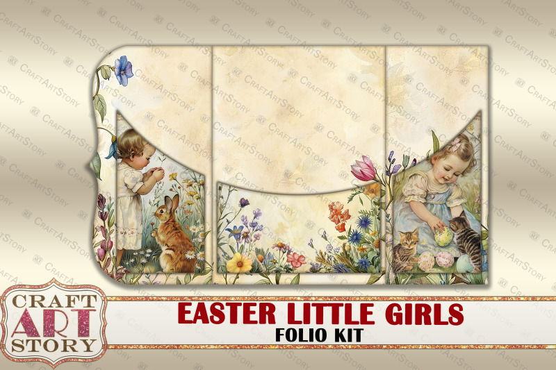 easter-little-girls-folio-kit-spring-card-and-cards-set