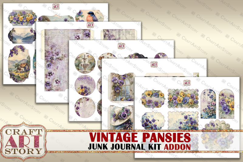 pansies-junk-journal-kit-addon-scrapbook-printables-papers