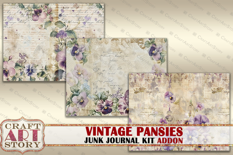 pansies-junk-journal-kit-addon-scrapbook-printables-papers