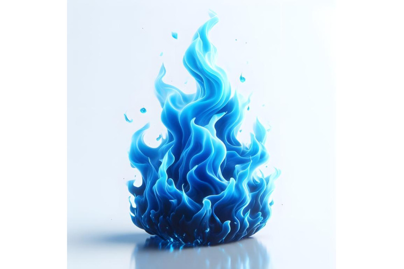 burning-fire-isolated-on-white