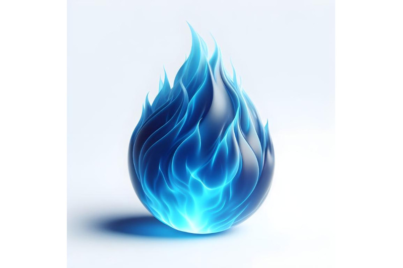 burning-fire-isolated-on-white