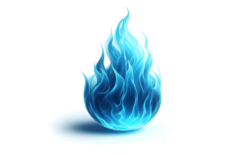 burning-fire-isolated-on-white