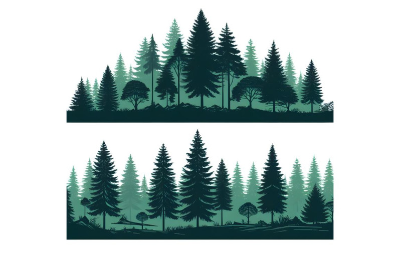 forest-green-trees-silhouette