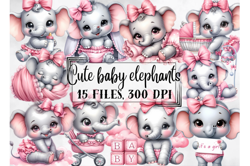 elephant-clipart-elephants-clipart-baby-girl-elephant