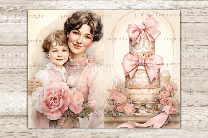 mothers-day-junk-journal-pages-victorian-ephemera